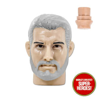 Type S Grey Hair Bearded Type S Head For 8” Action Figure