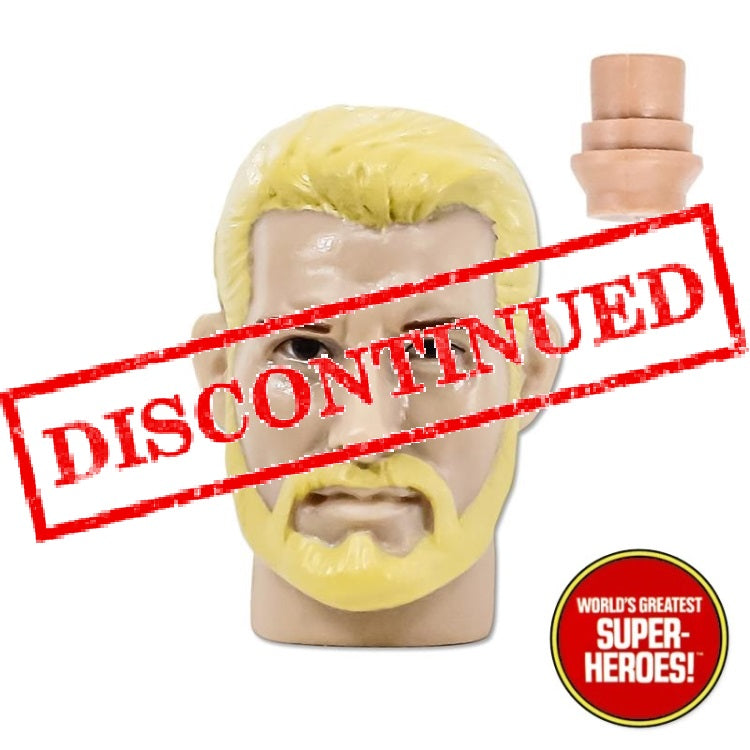 Type S Blonde Hair Bearded Type S Head For 8” Action Figure