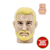 Type S Blonde Hair Bearded Type S Head For 8” Action Figure