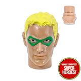 Mego Green Arrow Silver Age Custom Head WGSH for 8” Action Figure - Worlds Greatest Superheroes