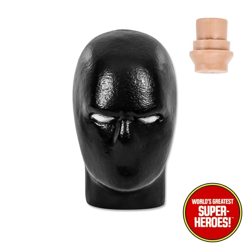 Type S Black Fully Masked Male Head for Custom 8” Action Figure