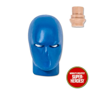 Type S Dark Blue Fully Masked Male Head for Custom 8” Action Figure