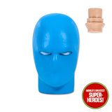 Type S Light Blue Fully Masked Male Head for Custom 8” Action Figure