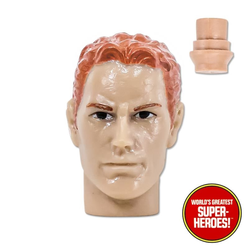 Type S Light Red Hair Male Head for Custom 8” Action Figure