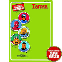 Tarzan 1979 WGSH Custom Blister Card For 8” Action Figure