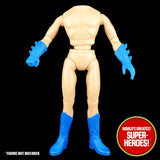 Superhero Light Blue Winged Gloved Hands for Type S Male 8” Action Figure