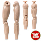 Type S Male Flesh Tone Bandless Body Muscle Upgrade for 8" Action Figure