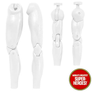 Type S Male White Bandless Body Muscle Upgrade for 8" Action Figure