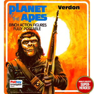 Planet of the Apes: Alan Verdon Palitoy Retro Blister Card For 8” Figure