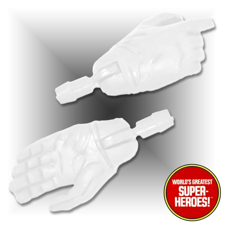 White Gloved Hands for Male Type 2 Banded Body 8” Action Figure
