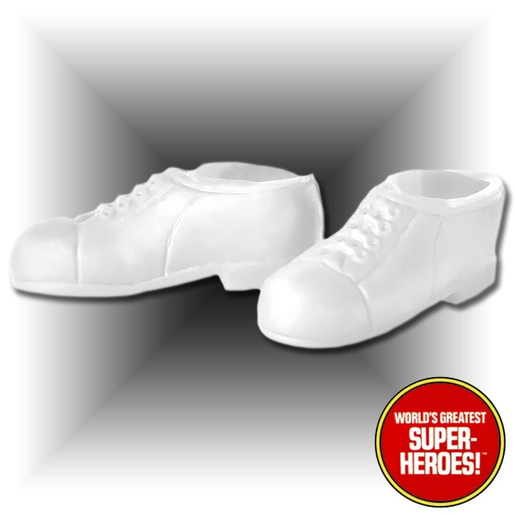 Peter Parker Custom White Shoes for World's Greatest Superheroes Retro 8” Figure