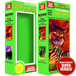 Mad Monster Series: The Human Wolfman Retro Box For 8” Action Figure
