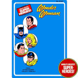 Wonder Woman 1976 Official WGSH Custom Blister Card For 8” Action Figure