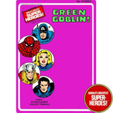 Green Goblin 1975 Official WGSH Retro Blister Card For 8” Action Figure