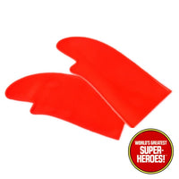 Captain America Custom Red Gloves Mego WGSH Reproduction for 8” Action Figure - Worlds Greatest Superheroes