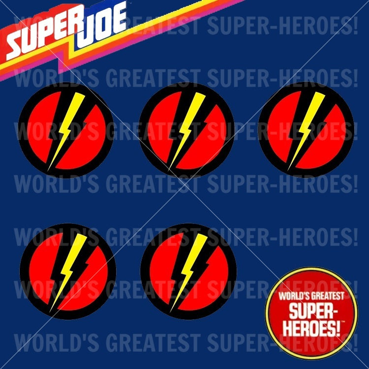 Hasbro 1977 Super Joe Custom Decal Stickers (5 pak) for Action Team Figure