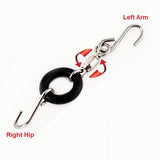 Type 2 Body Elastic and Swivel Hook Replacement Set for 8" Action Figures